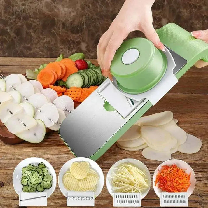 5-in-1 Stainless Steel Veg Cutter & Grater MM WONDERS