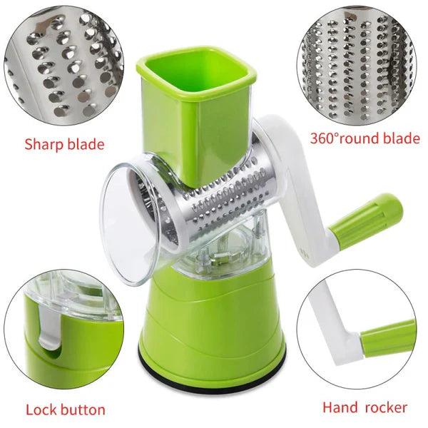 Manual Multi- Round Veg Cutter & Slicer - Kitchen Essential MM WONDERS