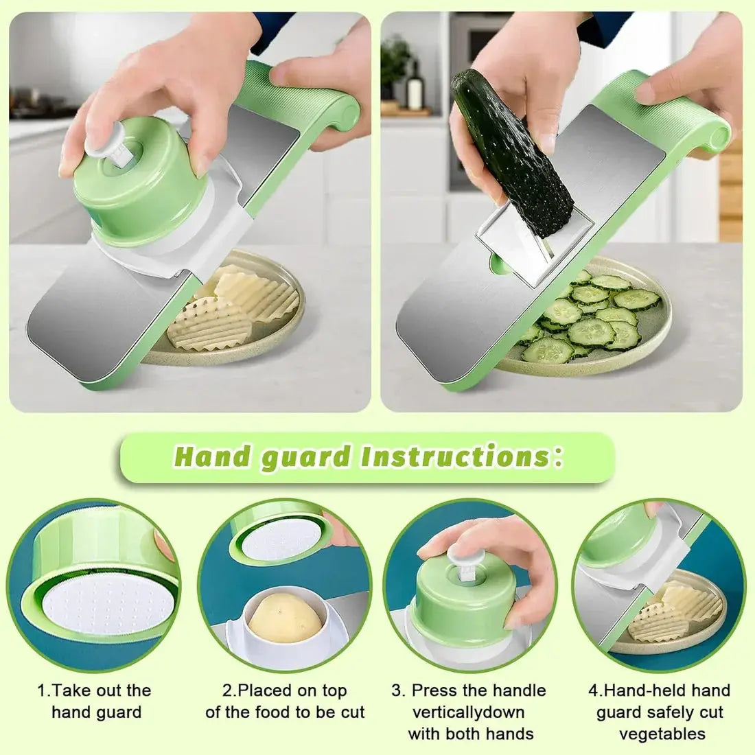 5-in-1 Stainless Steel Veg Cutter & Grater MM WONDERS