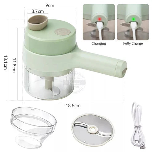 Electric Multi-Functional  Food Chopper - Slice & Dice with very  Ease! MM WONDERS