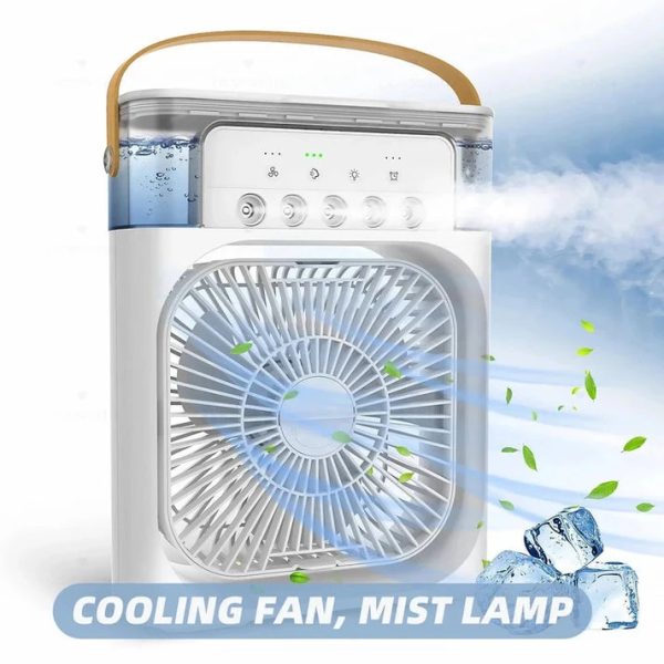 Portable Mist Fan Mini Air Cooler With Embose Button – Usb Electric – 9.5 Inch MM WONDERS