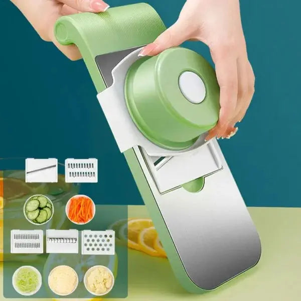 5-in-1 Stainless Steel Veg Cutter & Grater MM WONDERS